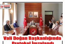 Vali Doğan Başkanlığında Protokol İmzalandı