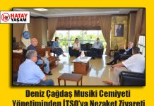 Deniz Çağdaş Musiki Cemiyeti Yönetiminden İTSO’ya Nezaket Ziyareti