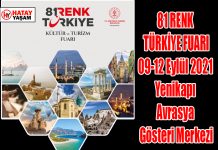81 RENK TÜRKİYE FUARI 09-12 Eylül 2021 Yenikapı Avrasya Gösteri Merkezi