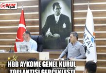 HBB AYKOME GENEL KURUL TOPLANTISI GERÇEKLEŞTİ