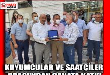 KUYUMCULAR VE SAATÇİLER ODASI’NDAN SANATA KATKI