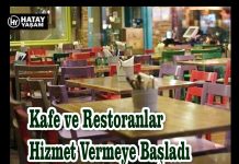 Kafe ve Restoranlar Hizmet Vermeye Başladı
