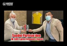 Saadet Partisinden ilk 500’e giren firmalara ziyaret