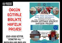 ÖRGÜN EĞİTİMLE BİRLİKTE HAFIZLIK PROJESİ 2021-2022 EĞİTİM ÖĞRETİM YILI BAŞVURULARI BAŞLADI