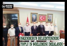 İSKENDERUN BELEDİYESİNDE TOPLU İŞ SÖZLEMESİ İMZALANDI