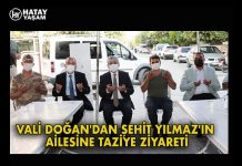 VALİ DOĞAN’DAN ŞEHİT YILMAZ’IN AİLESİNE TAZİYE ZİYARETİ