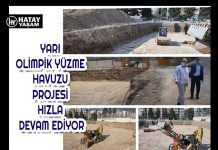 YARI OLİMPİK YÜZME HAVUZU PROJESİ HIZLA DEVAM EDİYOR