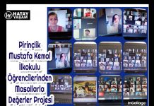 Pirinçlik Mustafa Kemal İlkokulu Öğrencilerinden Masallarla Değerler Projesi