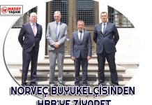 NORVEÇ BÜYÜKELÇİSİNDEN HBB’YE ZİYARET