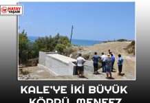 KALE’YE İKİ BÜYÜK KÖPRÜ, MENFEZ