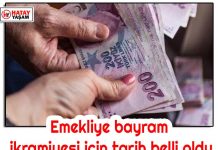 Emekliye bayram ikramiyesi için tarih belli oldu