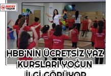 HBB’NİN ÜCRETSİZ YAZ KURSLARI YOĞUN İLGİ GÖRÜYOR