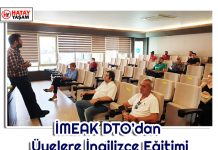 İMEAK DTO’dan Üyelere İngilizce Eğitimi