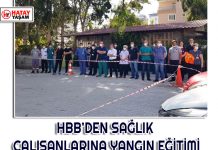 HBB’DEN SAĞLIK ÇALIŞANLARINA YANGIN EĞİTİMİ