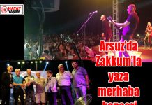 Arsuz’da Zakkum’la yaza merhaba konseri