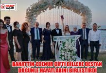 BAHATTİN-ECENUR ÇİFTİ DİLLERE DESTAN DÜĞÜNLE HAYATLARINI BİRLEŞTİRDİ