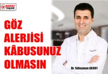 GÖZ ALERJİSİ KÂBUSUNUZ OLMASIN