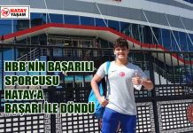 HBB’NİN BAŞARILI SPORCUSU HATAY’A BAŞARI İLE DÖNDÜ