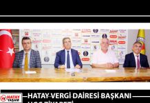 HATAY VERGİ DAİRESİ BAŞKANI HGC ZİYARETİ