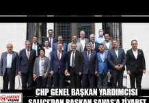 CHP GENEL BAŞKAN YARDIMCISI SALICI’DAN BAŞKAN SAVAŞ’A ZİYARET