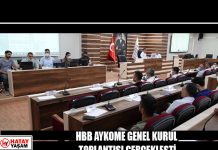 HBB AYKOME GENEL KURUL TOPLANTISI GERÇEKLEŞTİ