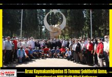 Arsuz Kaymakamlığından 15 Temmuz Şehitlerini Anma, Demokrasi ve Milli Birlik Günü Kutlaması