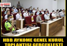 HBB AYKOME GENEL KURUL TOPLANTISI GERÇEKLEŞTİ