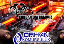 ORHAN KÖMÜRCÜLÜK’TEN KURBAN BAYRAMI KUTLAMA MESAJI
