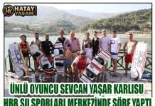 ÜNLÜ OYUNCU SEVCAN YAŞAR KARLISU HBB SU SPORLARI MERKEZİNDE SÖRF YAPTI