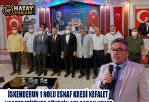 İSKENDERUN 1 NOLU ESNAF KREDİ KEFALET KOOPERATİFİ’NDE GÜVENİN ADI ŞABAN KEKEÇ