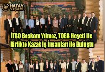 İTSO Başkanı Yılmaz, TOBB Heyeti ile Birlikte Kazak İş İnsanları ile Buluştu