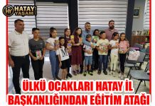 ÜLKÜ OCAKLARI HATAY İL BAŞKANLIĞINDAN EĞİTİM ATAĞI