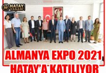 ALMANYA EXPO 2021 HATAY’A KATILIYOR