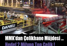 MMK’dan Çelikhane Müjdesi … Hedef 2 Milyon Ton Çelik !