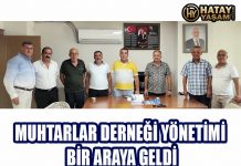 MUHTARLAR DERNEĞİ YÖNETİMİ BİR ARAYA GELDİ