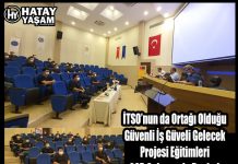 İTSO’nun da Ortağı Olduğu Güvenli İş Güveli Gelecek Projesi Eğitimleri OSB Salonunda Başladı