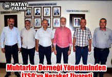 Muhtarlar Derneği Yönetiminden İTSO’ya Nezaket Ziyareti