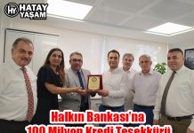 Halkın Bankası’na 100 Milyon Kredi Teşekkürü