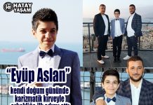 “Eyüp Aslan” kendi doğum gününde karizmatik kirveyle erkekliğe ilk adımı attı