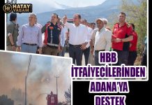 HBB İTFAİYECİLERİNDEN ADANA’YA DESTEK