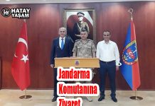 Jandarma Komutanına Ziyaret