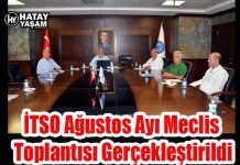İTSO Ağustos Ayı Meclis Toplantısı Gerçekleştirildi