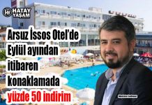 Arsuz İssos Otel’de Eylül ayından itibaren konaklamada yüzde 50 indirim