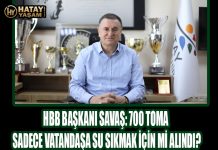 HBB BAŞKANI SAVAŞ: 700 TOMA SADECE VATANDAŞA SU SIKMAK İÇİN Mİ ALINDI?