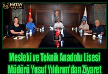 Mesleki ve Teknik Anadolu Lisesi Müdürü Yusuf Yıldırım’dan Ziyaret