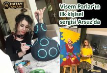 Visem Parlar’ın ilk kişisel sergisi Arsuz’da