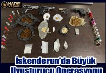 İskenderun’da Büyük Uyuşturucu Operasyonu