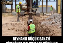 REYHANLI KÜÇÜK SANAYİ SİTESİ’NDE ÇALIŞMALAR SÜRÜYOR