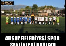 ARSUZ BELEDİYESİ SPOR ŞENLİKLERİ BAŞLADI