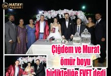 Çiğdem ve Murat ömür boyu birlikteliğe EVET dedi